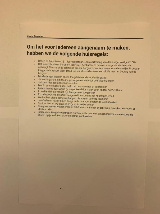 Kleinschalig Hostel In Deventer, Hartje Stad, Aan De Ijssel, Zewnętrze zdjęcie